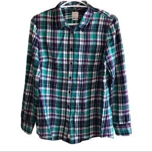 𝅺GAP Button Down Fitted Boyfriend Shirt
